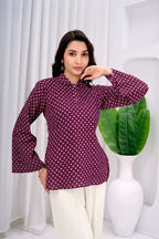 Women Printed Peplum Ethnic Tunic